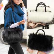 Load image into Gallery viewer, Faux Fur Leather Bag