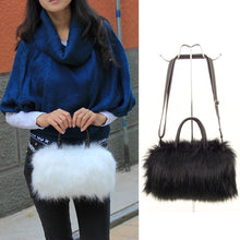Load image into Gallery viewer, Faux Fur Leather Bag