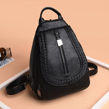 Load image into Gallery viewer, Female Leather Backpack