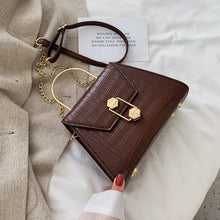 Load image into Gallery viewer, Stone Pattern PU Leather Crossbody Bag