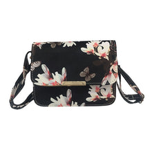 Load image into Gallery viewer, Floral Leather  Shoulder Bag