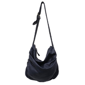 Adjustable Woven Buckle Belt Bag